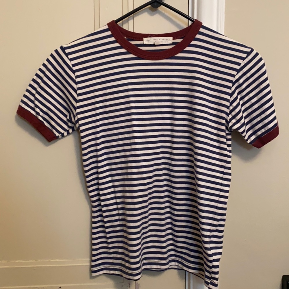 striped tee